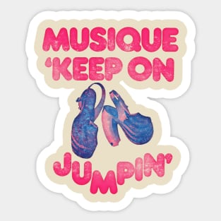 Musique Keep on Jumpin Sticker